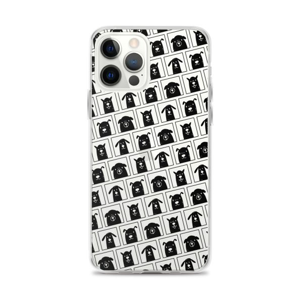 Black Dogs iPhone Clear Case
