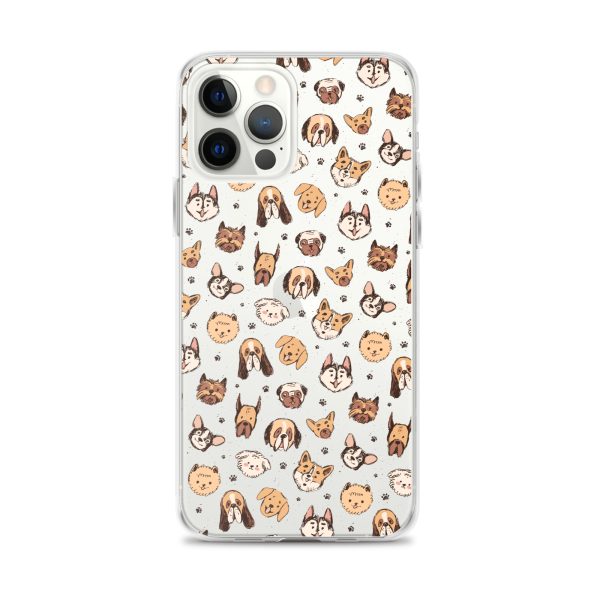 Cute Dog Breeds iPhone Clear Case