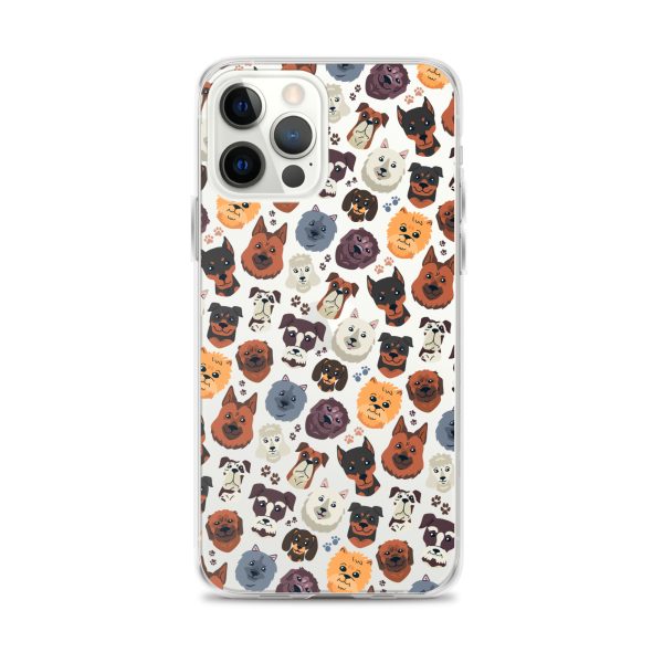 Dog Heads iPhone Clear Case
