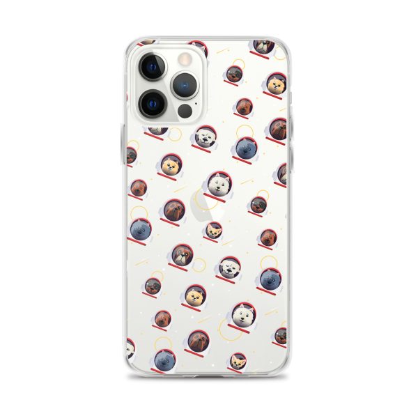 Space Dogs iPhone Clear Case