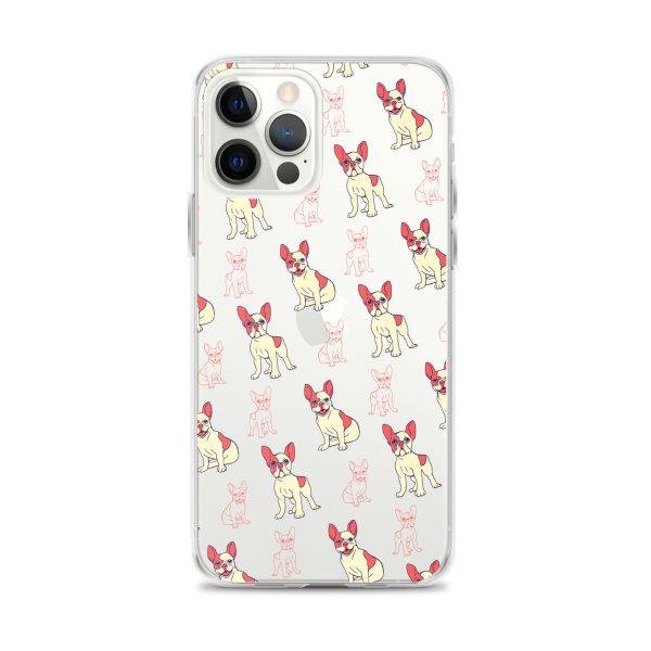 French Bulldog iPhone Clear Case