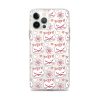 Cat Flowers and Hearts iPhone Clear Case
