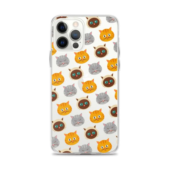 Cute Cats iPhone Clear Case