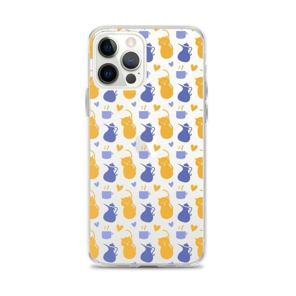 Tea and Cat iPhone Clear Case