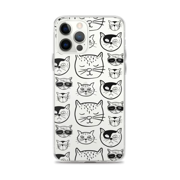 Cartoonish Cat iPhone Clear Case