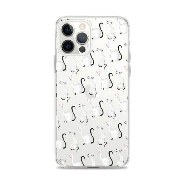 Classy Cats iPhone Clear Case