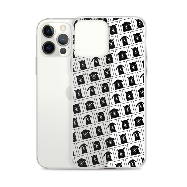 Black Dogs iPhone Clear Case