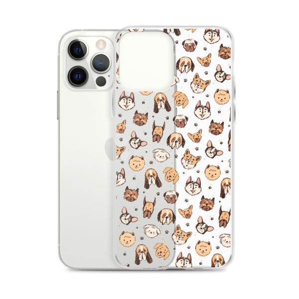 Cute Dog Breeds iPhone Clear Case