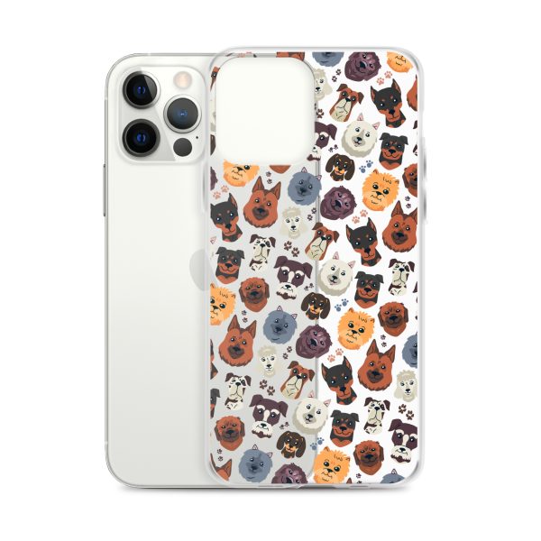 Dog Heads iPhone Clear Case