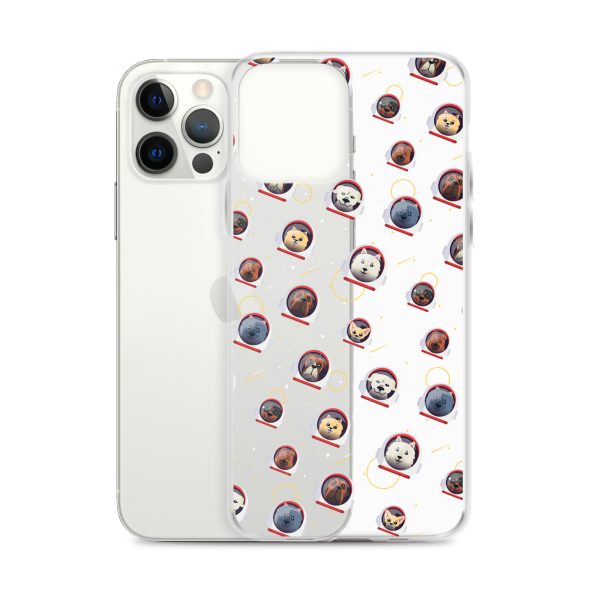 Space Dogs iPhone Clear Case