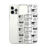 Cartoonish Cat iPhone Clear Case