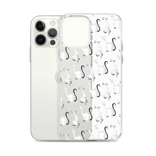 Classy Cats iPhone Clear Case