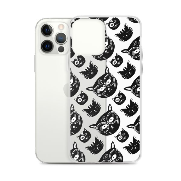 Funky Cats iPhone Clear Case