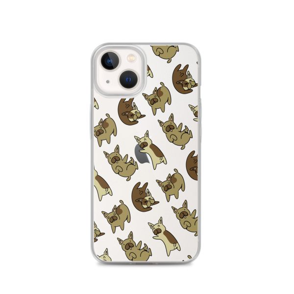 French Bulldog iPhone Clear Case