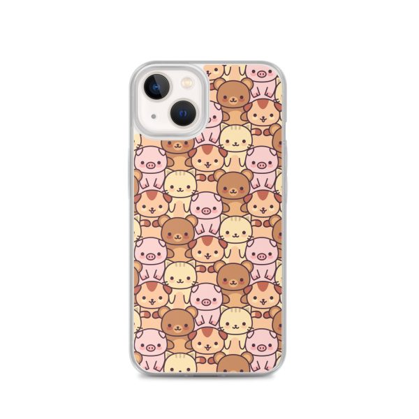 Kawaii Animals iPhone Clear Case