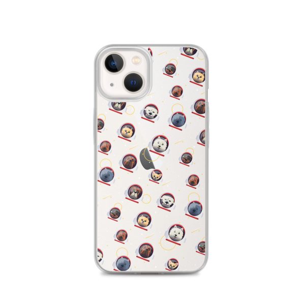 Space Dogs iPhone Clear Case
