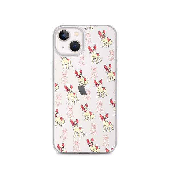 French Bulldog iPhone Clear Case