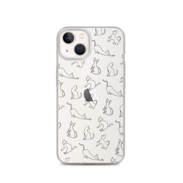 clear-case-for-iphone-iphone-13-case-on-phone-6a1d6e6156f57.jpg Cat Outline iPhone Clear Case