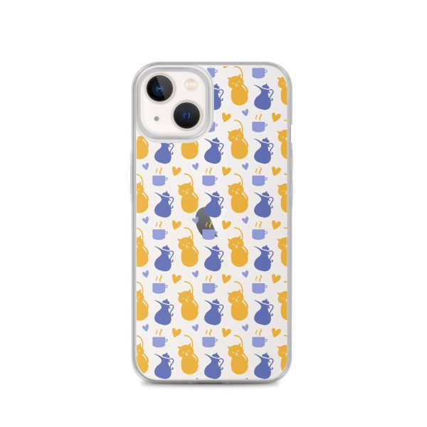 Tea and Cat iPhone Clear Case