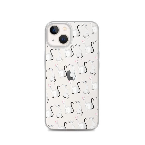 Classy Cats iPhone Clear Case