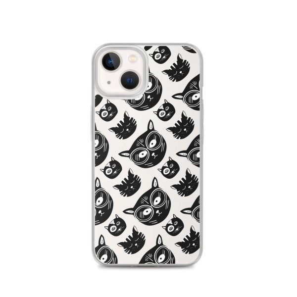 Funky Cats iPhone Clear Case