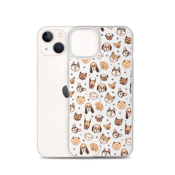Cute Dog Breeds iPhone Clear Case