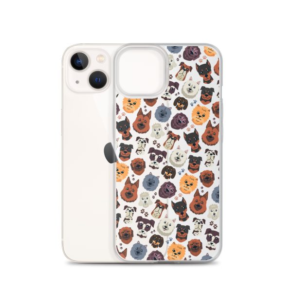 Dog Heads iPhone Clear Case