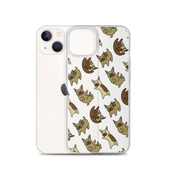 French Bulldog iPhone Clear Case