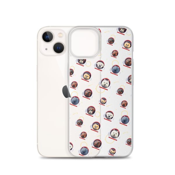 Space Dogs iPhone Clear Case