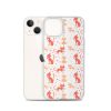 Cat Silhouettes Seamless iPhone Clear Case