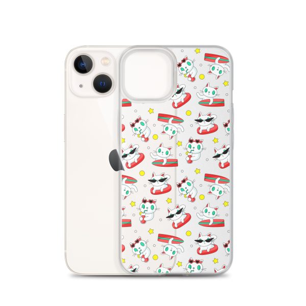 clear-case-for-iphone-iphone-13-case-with-phone-6a1d6f6a9ebd6.jpg Cat Surfing iPhone Clear Case