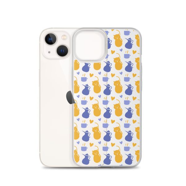 Tea and Cat iPhone Clear Case