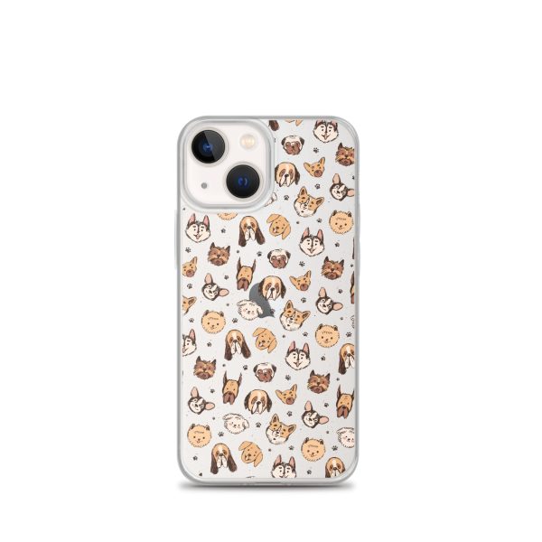 Cute Dog Breeds iPhone Clear Case