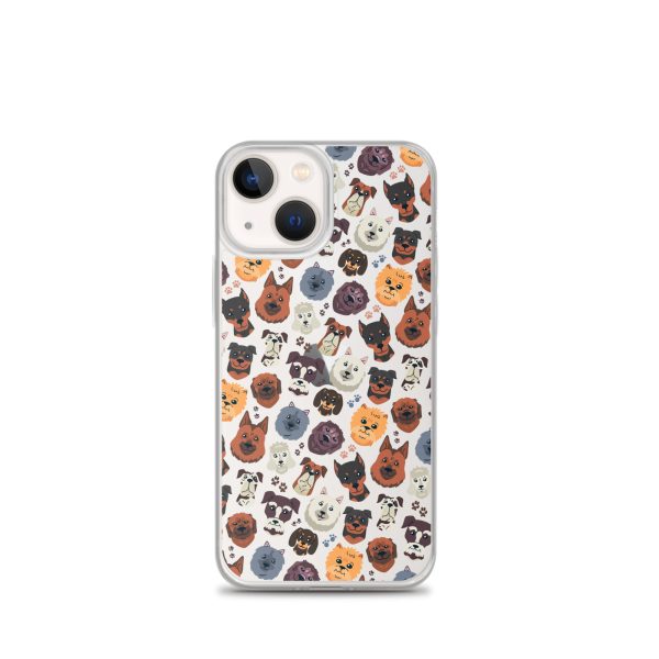 Dog Heads iPhone Clear Case