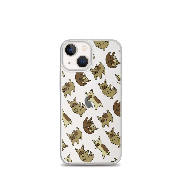 French Bulldog iPhone Clear Case