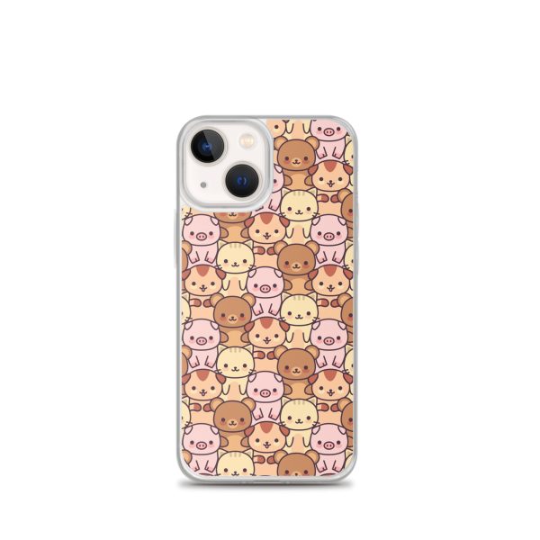 Kawaii Animals iPhone Clear Case
