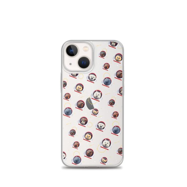 Space Dogs iPhone Clear Case