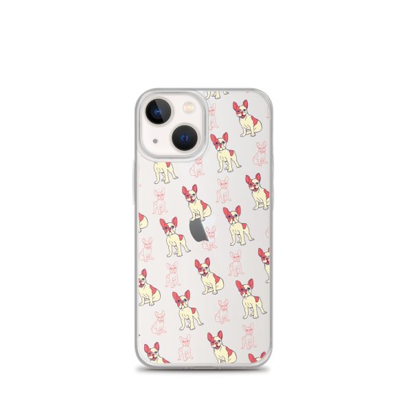 French Bulldog iPhone Clear Case