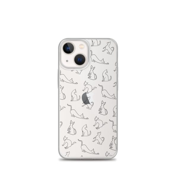 clear-case-for-iphone-iphone-13-mini-case-on-phone-6a1d6e6156baa.jpg Cat Outline iPhone Clear Case