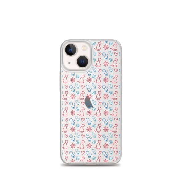 clear-case-for-iphone-iphone-13-mini-case-on-phone-6a1d6fc0b0587-1.jpg Cats and Flowers iPhone Clear Case