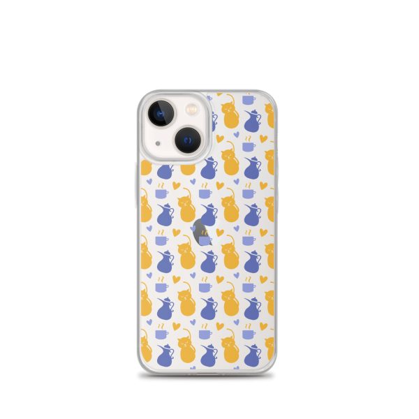Tea and Cat iPhone Clear Case