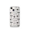 Cartoonish Cat iPhone Clear Case