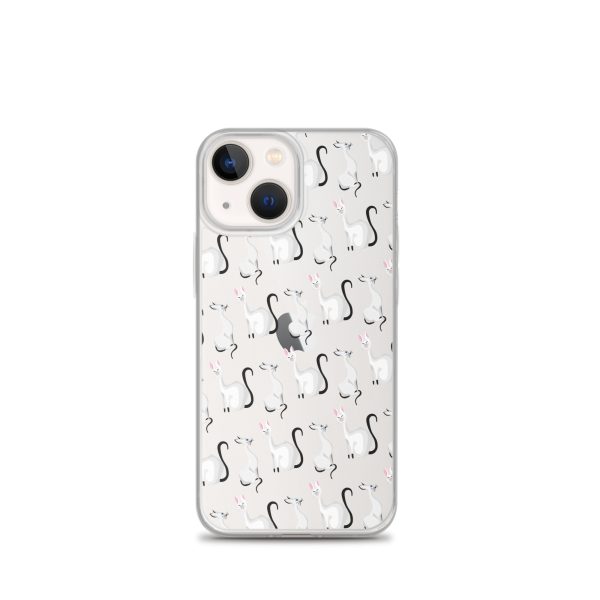 Classy Cats iPhone Clear Case