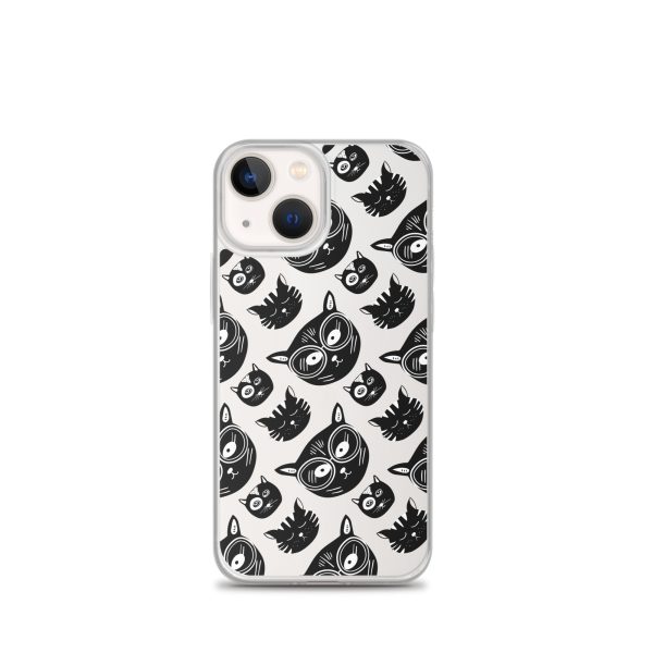 Funky Cats iPhone Clear Case