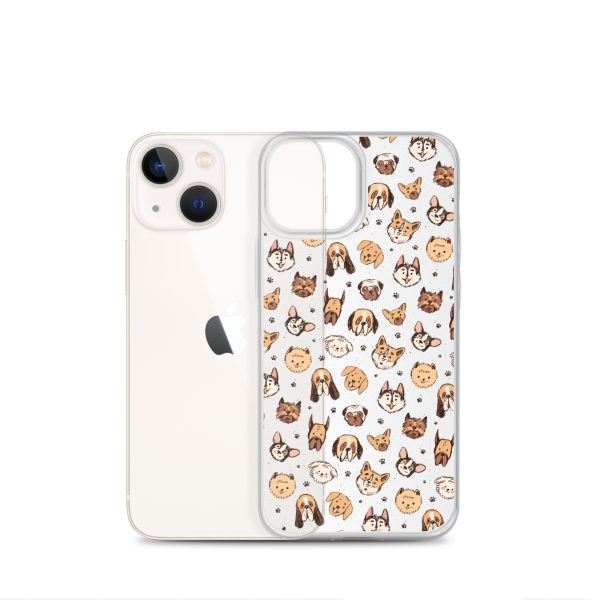 Cute Dog Breeds iPhone Clear Case