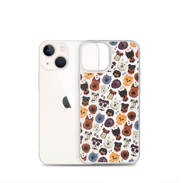 Dog Heads iPhone Clear Case
