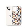 Dog Heads Seamless iPhone Clear Case