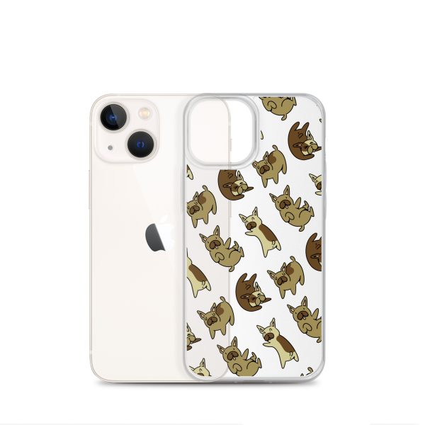 French Bulldog iPhone Clear Case