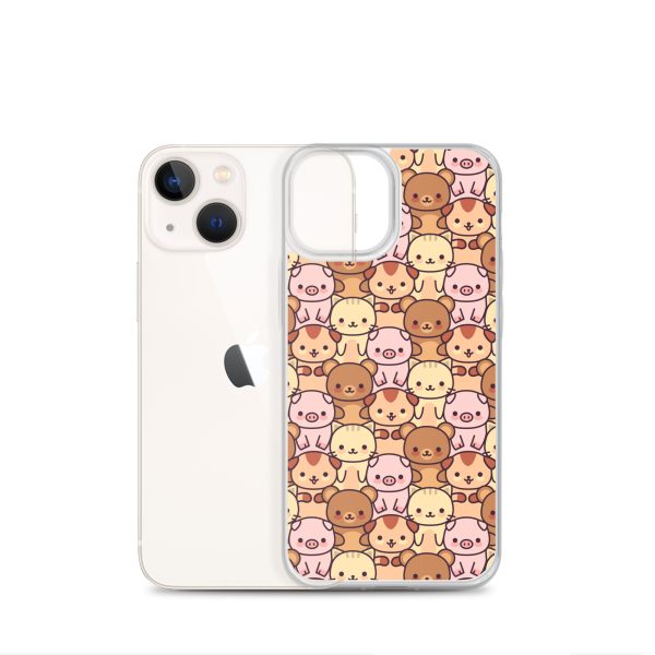 Kawaii Animals iPhone Clear Case