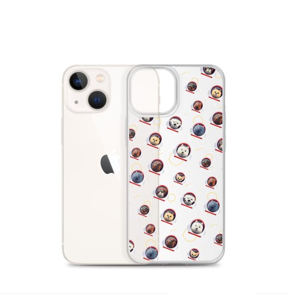 Space Dogs iPhone Clear Case